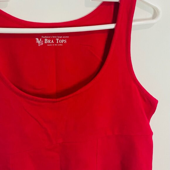Victoria's Secret Fashion’s Best Kept Secret Red Bra Tank Top–Made in Sri Lanka - Picture 7 of 14